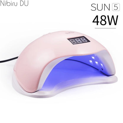 Sun5 LED UV Nail Dryer 48W 24 Leds Automatic Sensing Mask Queen Nepal