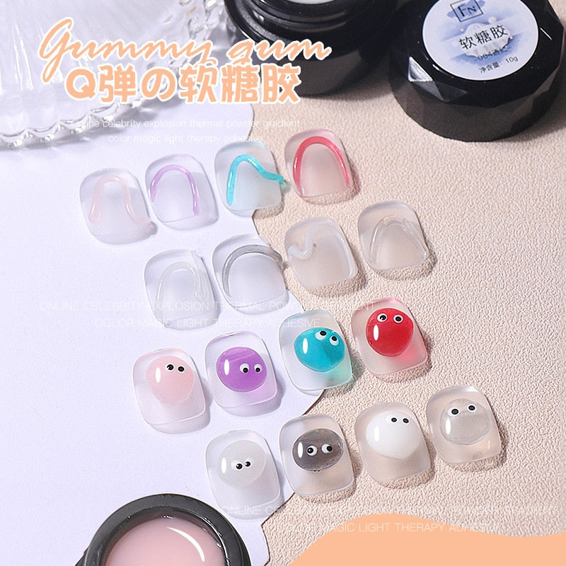 3D Soft Jelly PVC Solid Carving UV Nail Gel Mask Queen Nepal