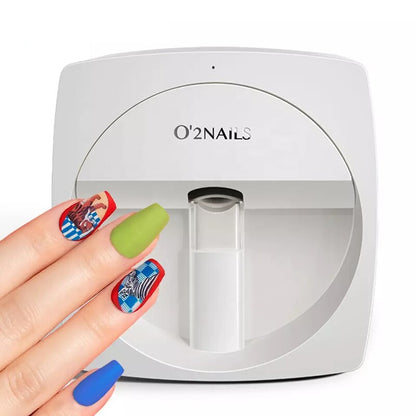 O'2Nails Digital Mobile Nail Art Printer V11- Portable Nail Painting Machine Mask Queen Nepal